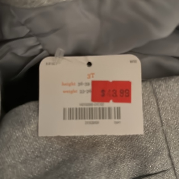 NWT Gymboree toddles size 3 silver sparkling jacket with faux fur collar - Picture 7 of 7